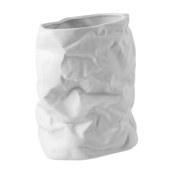 Recyclable Maxbell Nordic Style Ceramic Flower Vase Modern Art for Home Desktop Decoration White 17.5cmx20.5cm Specialty