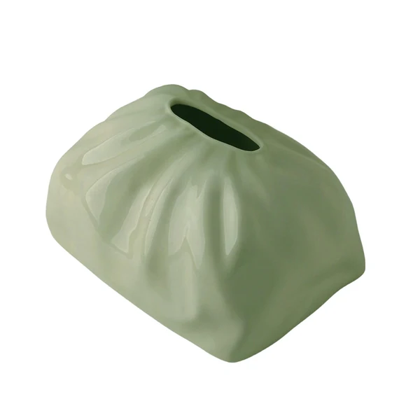 Refined Maxbell Elegant Tissue Box Cover Holder Decoration Crafts Case Coffee Wide Mouth Green Fine Crafted