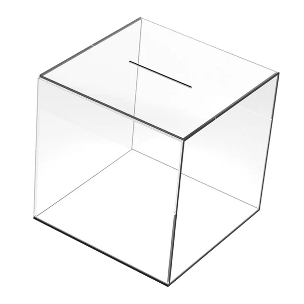 Classic Maxbell Decorative Transparent Piggy Bank for Office Birthday Gift Home Decoration 18cmx18cmx18cm Responsible