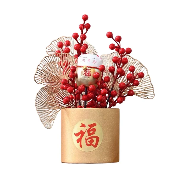Safe Maxbell Flower Basket Ornament Table Centerpiece Flower Arrangement for Hotel Decor style B Recyclable