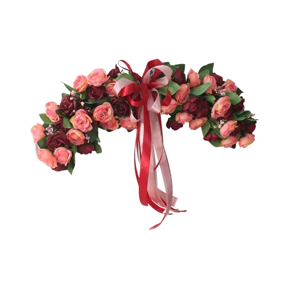 Pure Maxbell 19.69inch Wedding Arch Flowers Spring Summer Window Bouquet Office Solid