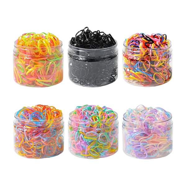 Premium Maxbell 3000 Pieces Elastic Hair Bands Hair Rubber Bands for Wedding Hairstyle Carefully Designed