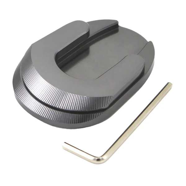 Solid Maxbell Kickstand Enlarger Pad for Honda Forza 125 250 300 Replace High Quality Gray Functional