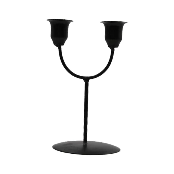 Fast Maxbell Candles Holder Candlestick Centerpieces Metal Racks Display Scene Layout Black Verified