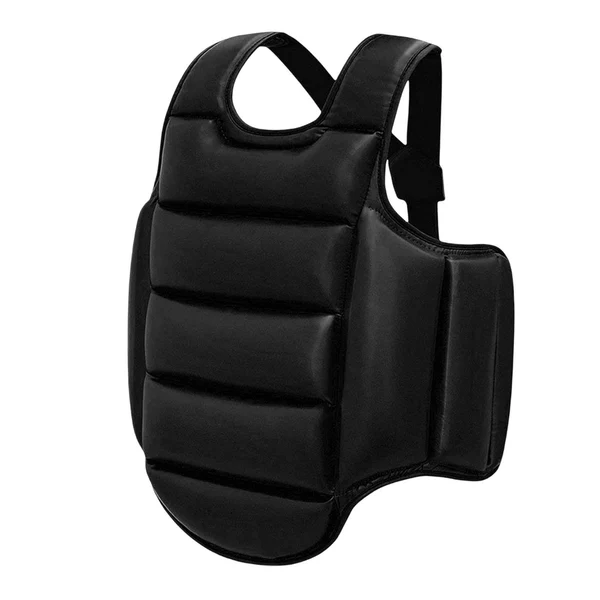Flexible Maxbell Karate Chest Guard Sanda Women Men Kids Kickboxing Taekwondo Protector Vest Black L Consistent