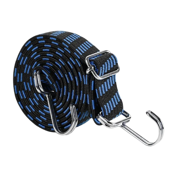 Exceptional Maxbell Bungee Cord with Hooks Flexible Elastic Rubber Strap for Trucks Trolley Tent 1.5Meters Blue Genuine