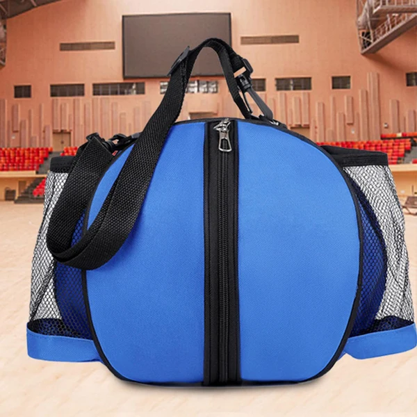 Efficient Maxbell Maxbell Basketball Shoulder Bag Basketball Tote Bag for Boys Girls Accessory Durable Single Strap Blue Easy-to-Use