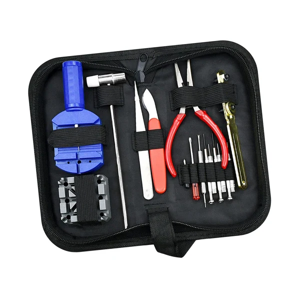 Certified Maxbell 16Pcs Watch Repair Tool Kit with Carrying Case Durable Professional Portable World-Class