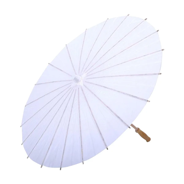 Excellent Maxbell Blank Paper Umbrella DIY Painting for Kids for Party Favors Goodie Bag Gifts 84cm Practical
