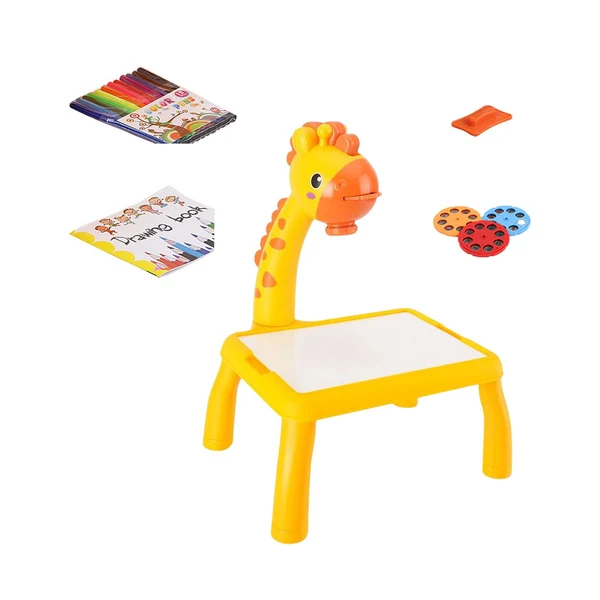 Artisan Maxbell Kids Drawing Table Toys Early Educational Toys for Boys Girls Holiday Gifts Yellow Top-Quality