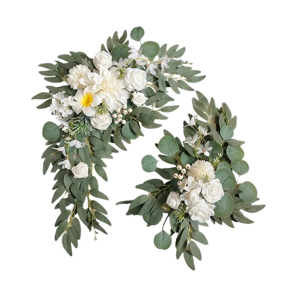 Exceptional Maxbell 2x DIY Ornament Artificial Wreath Simulation Garland for Holiday Decorated style H Original Design