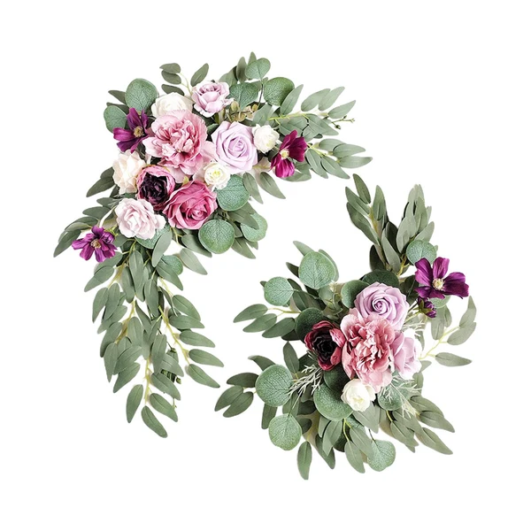 Reliable Maxbell 2x DIY Ornament Artificial Wreath Simulation Garland for Holiday Decorated style p Detailed