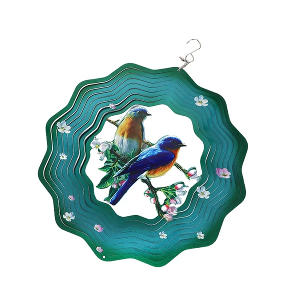 Carefully Designed Maxbell 360 Degree Swivel Hanging Wind Catcher Garden Balcony Crafts Decor Blue Versatile