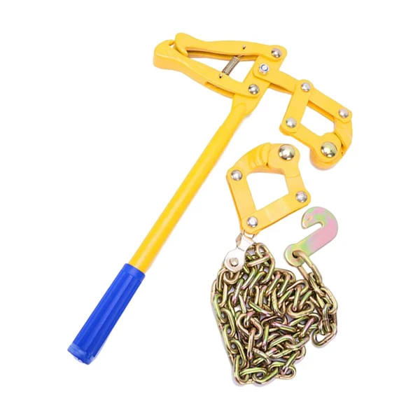Relaxed Maxbell Heavy Duty Fence Plain Barbed Wire Strainer with 1.2M Chain for Farm Fencing Versatile