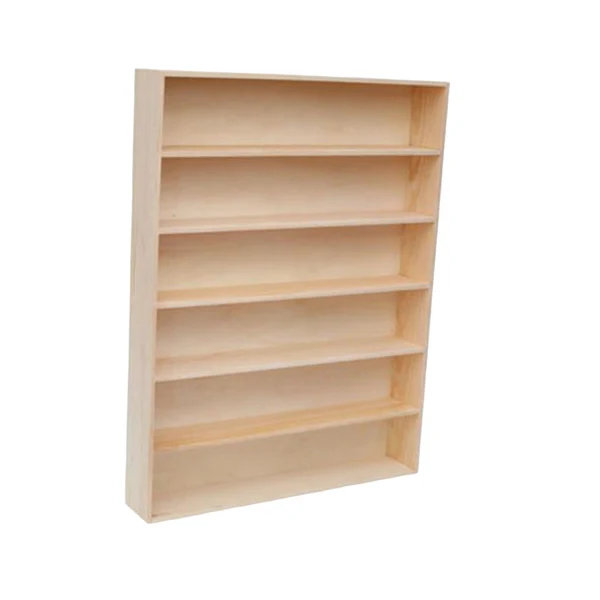 Secure Maxbell Wooden Display Shelf Decoration 6 Layer for Collections Wall Model Car High-Quality