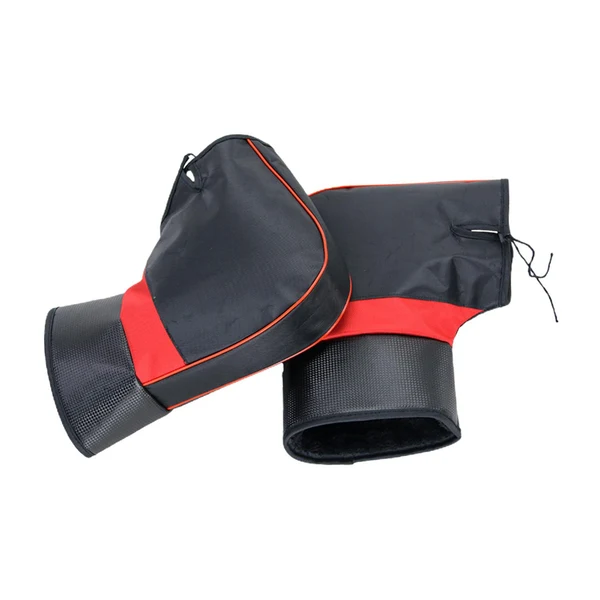 Eco-Friendly Maxbell Windproof Motorcycle Handlebar Muffs Soft Warm Winter for Snowmobile 35cmx28cm Trendy