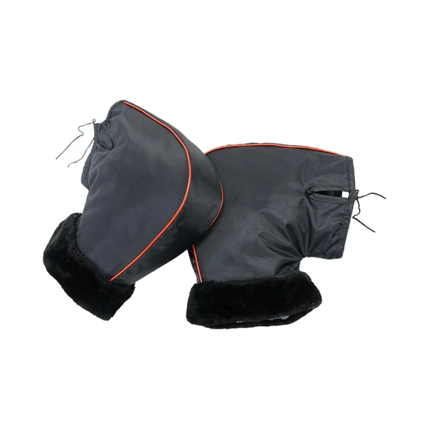 Modern Maxbell Windproof Motorcycle Handlebar Muffs Soft Warm Winter for Snowmobile 30cmx27cm Authentic