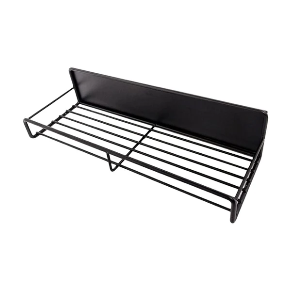 Certified Maxbell Wall Mounted Cabinet Shelf Pounch Iron Organizer for Shower Hotel Bar L Next-Generation