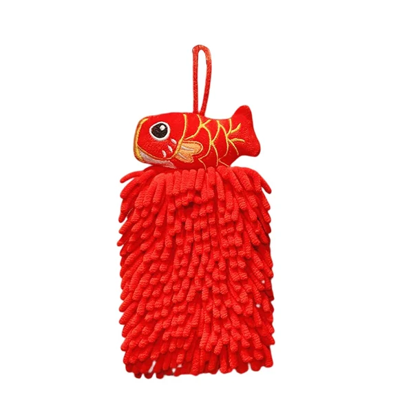 Minimalist Maxbell Cute Animal Hand Towels Fast Drying Resuable Towel for Kitchen Bathroom Fish Dependable