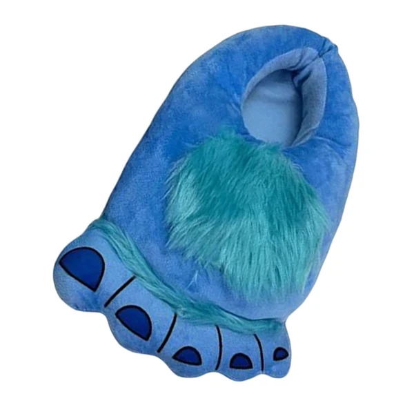 Carefully Designed Maxbell Funny Plush Slippers Women Men Warm Winter for Bedroom Kitchen Bathroom Blue Luxury