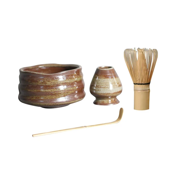 Smart Maxbell Handmade Matcha Set Traditional Tea Ceremony for Tea House Kithen Restaurant Dark Brown Dependable