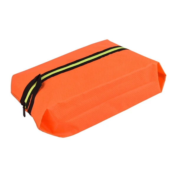 Stylish Maxbell Portable Travel Shoes Storage Bag Foldable Lightweight for Home Travel Gym Orange Fine Crafted