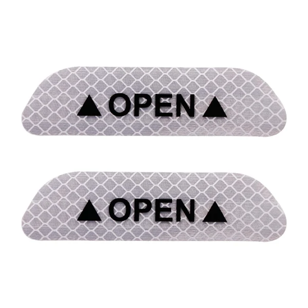 Verified Maxbell 2Pieces Car Door Stickers Reflector Silver Dependable
