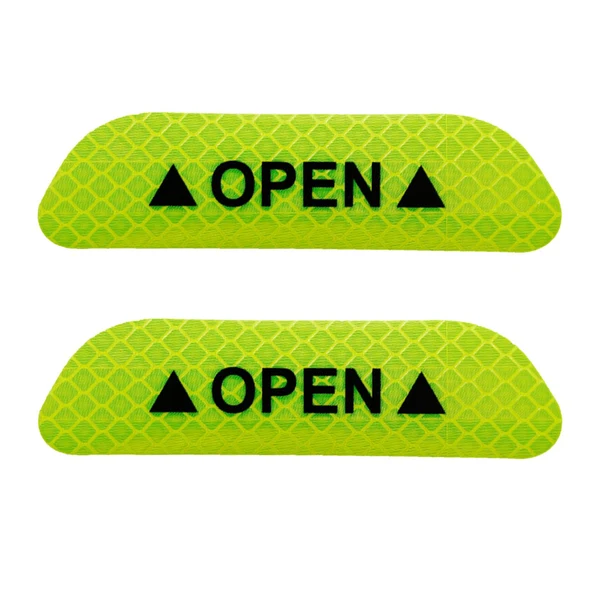 Recyclable Maxbell 2Pieces Car Door Stickers Reflector Green Soft