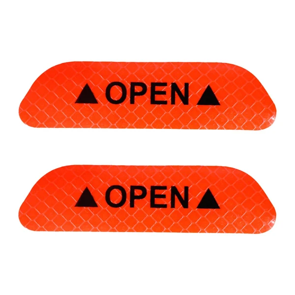 Casual Maxbell 2Pieces Car Door Stickers Reflector Orange Superior