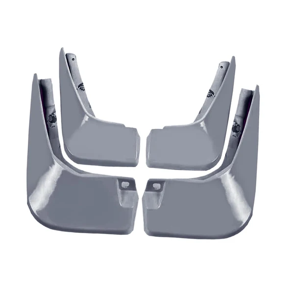 User-Friendly 4 Pieces Durable Mudguards Mudflaps Fender for Byd Yuan Plus 2022 Gray Recyclable