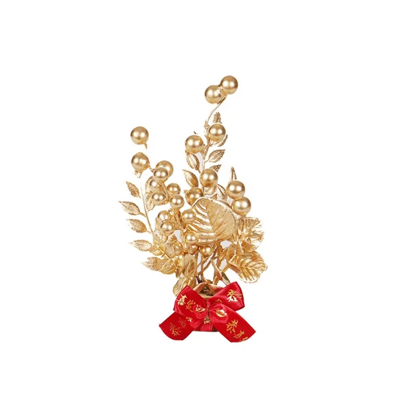 Official Maxbell Chinese New Year Decorations Lucky Tree Ornament Adornment for Living Room Height 23cm Luxury