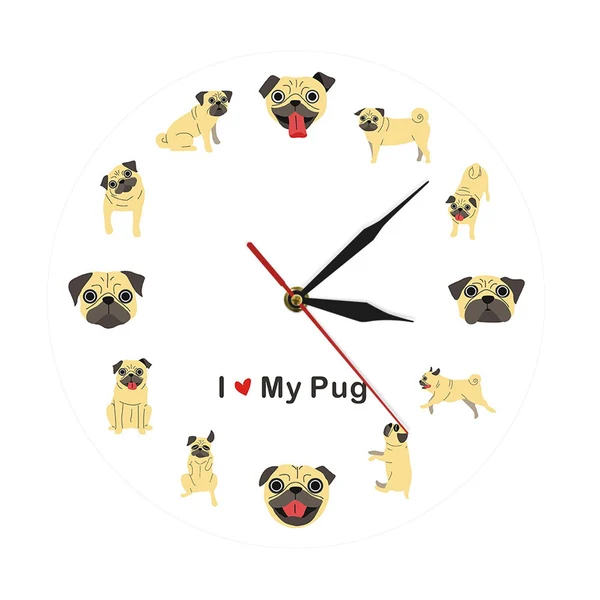 Original Wall Clock Non Ticking Round Analog Silent for Home Office Children's Room Traditional