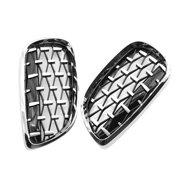 Excellent Maxbell 2 Pieces Vehicle Front Kidney Grille Grill 51137157277 for BMW E92 E93 Electroplated Versatile