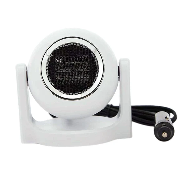 Premium Material Maxbell Auto Heating Fan Multifunction Fast Heating for Vehicle Home Winter 24v White Quality