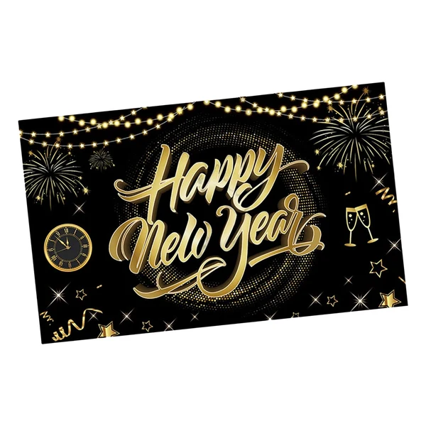 High-End Maxbell Maxbell Wall Sign Poster Backdrop Supplies Holiday Garden Happy New Year Banner 2023 StyleD High-Quality