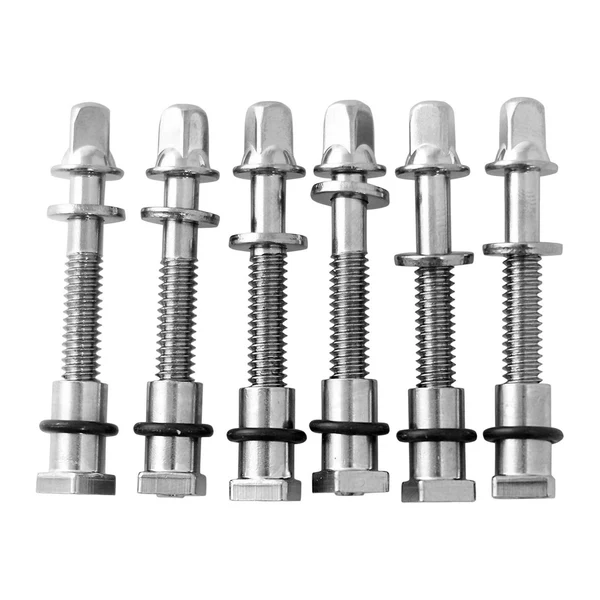Unique Maxbell 6 Pieces Drum Tension Rods Hardware for Snare Drum Spare Parts Replaces 6x50MM Professional