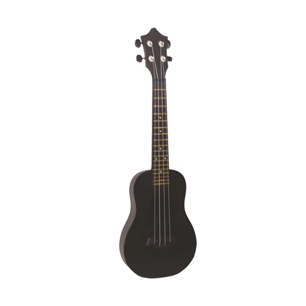 Environmentally Friendly Maxbell Acoustic Ukulele Toy Portable Wood Early Educational 4 Strings Black Artisan