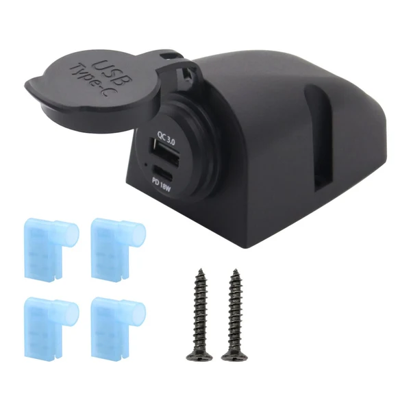 First-Class Maxbell Universal Fast Car Charger Accessory 18W USB Port for Motorcycles Efficient