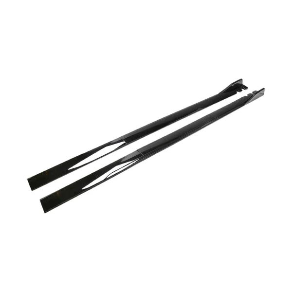 Verified Maxbell Car Side Skirts Extension Easy to Install Premium Black Flexible