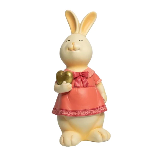Specialty Maxbell Rabbit Bunny Figurine Crafts Sculpture Gift Decorative Cabinet Lawn Style E Verified