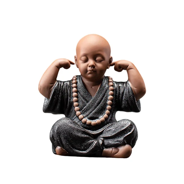 Trendy Maxbell Mini Little Monk Ornaments Buddhist Handicraft for Office Christmas Decor B Top-Quality
