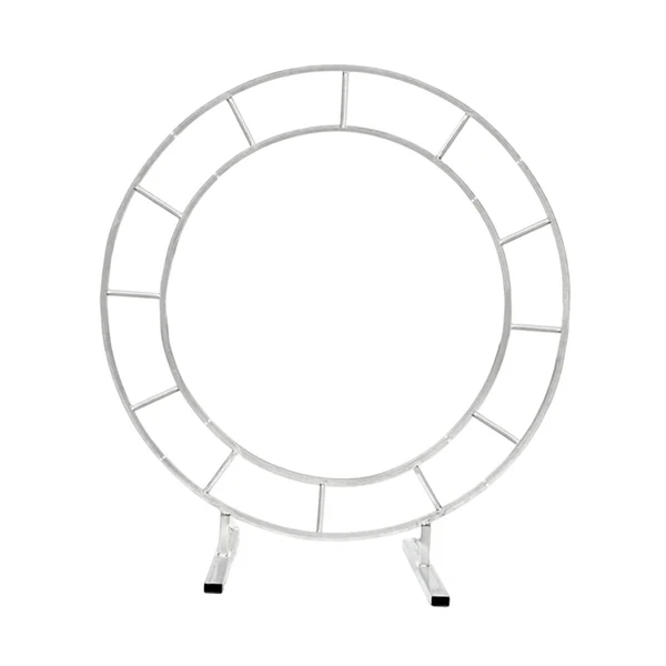 Smart Maxbell Iron Wedding Arch Flower Row Stand Stable Round Birthday Decoration Medium Versatile