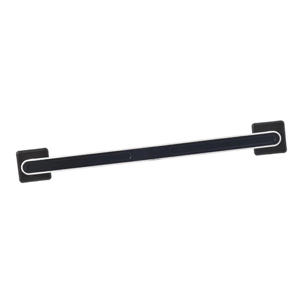 Trendy Maxbell Wall Mount Slipper Rack Anti Skid Drilling Hanging for Bathroom Door Black with white User-Friendly