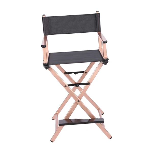 Professional Maxbell Makeup Artist Chair Cosmetics beauty folding for Balcony Makeup Rose Aureate Soft