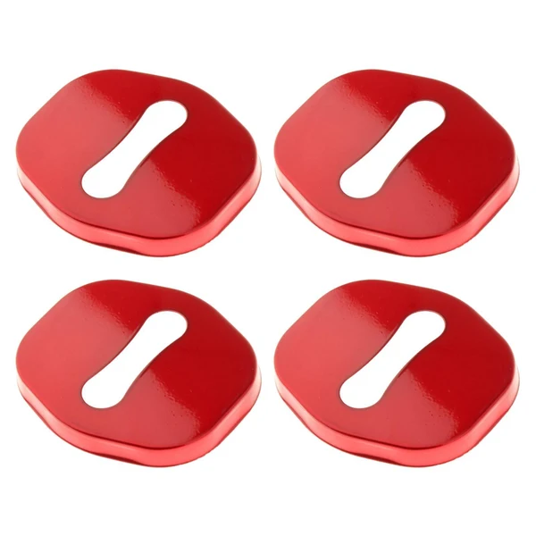 Artisan 4Pcs Car Door Lock Striker Cover Decor Metal for Byd Yuan Plus Atto 3 Red Trusted
