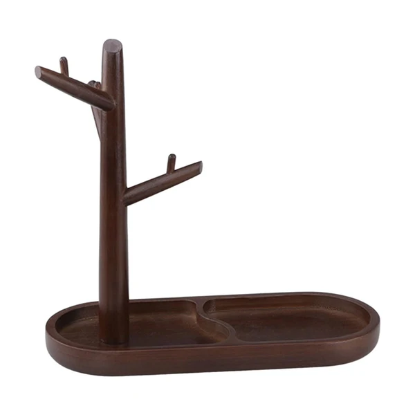 Effective Maxbell Necklace Storage Holder Necklace Bracelet Jewelry Stand for Dresser Brown World-Class