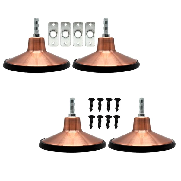 Durable Maxbell Set of 4 Large Pool Table Leg Levelers Heavy Duty for Game Table Adjustment Enhanced