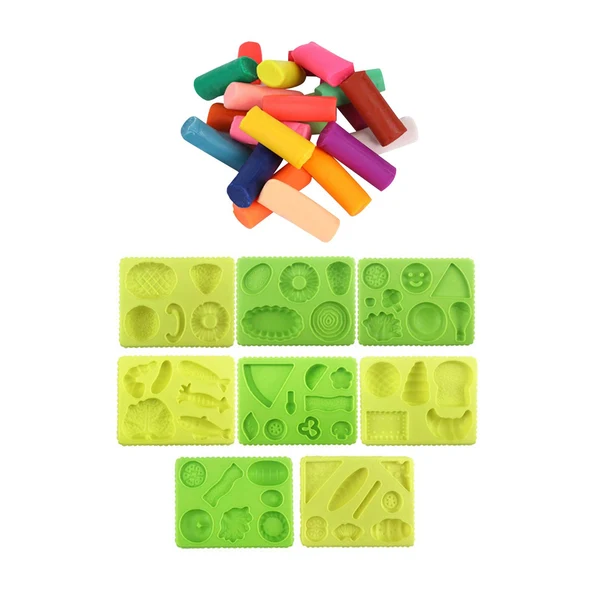 Contemporary Maxbell 3D Tools Clay Toy Educational Modeling Clay Set for Toddlers Kids style B Reliable