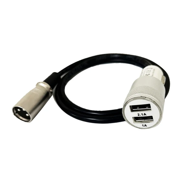 Healthy Maxbell USB Car Charger Spare Parts with Cable Cord Lightweight Supplies Durable Dependable