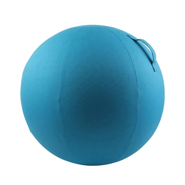 Optimized Maxbell Ball Chair Cover Yoga Exercise Anti Slid with Handle Training Belly Gym Blue Dependable